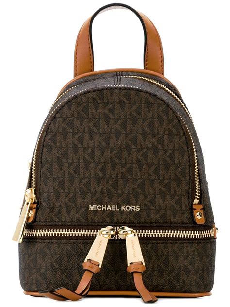 michael kors brown mini|michael kors mini backpack outlet.